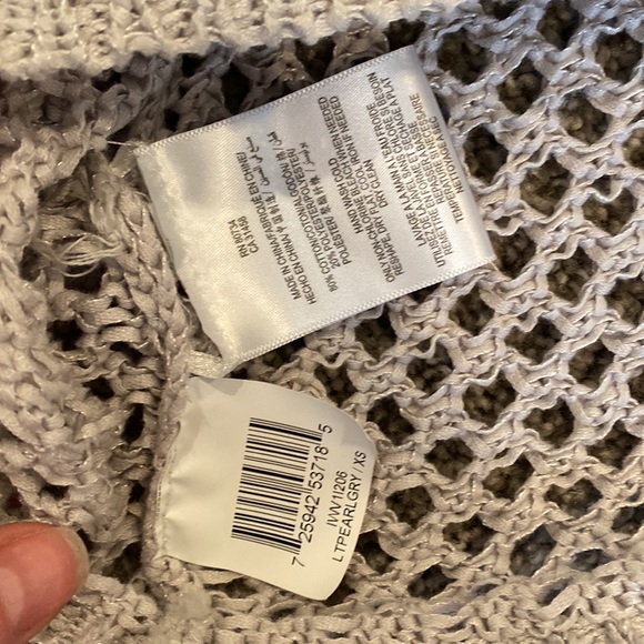 BCBGMaxazria Top Kara BatWing Crochet Size XS - Picture 4 of 8